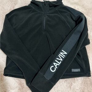 Calvin Klein Black Performance Half-Zip Pullover
